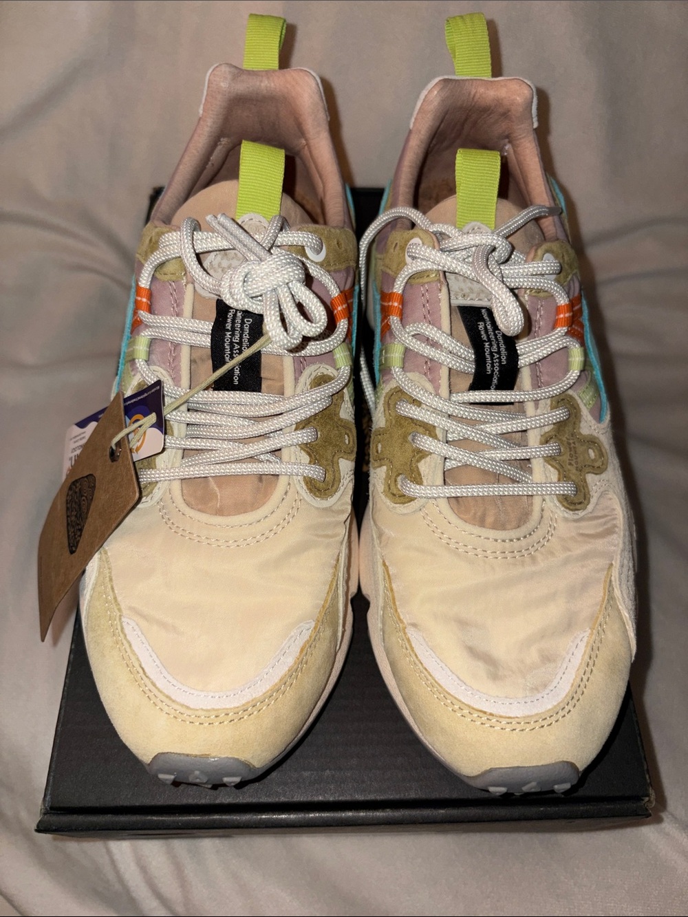 NWT Flower Mountain YAMANO 3 WOMAN Suede and technical fabric sneakers - Picture 8 of 15
